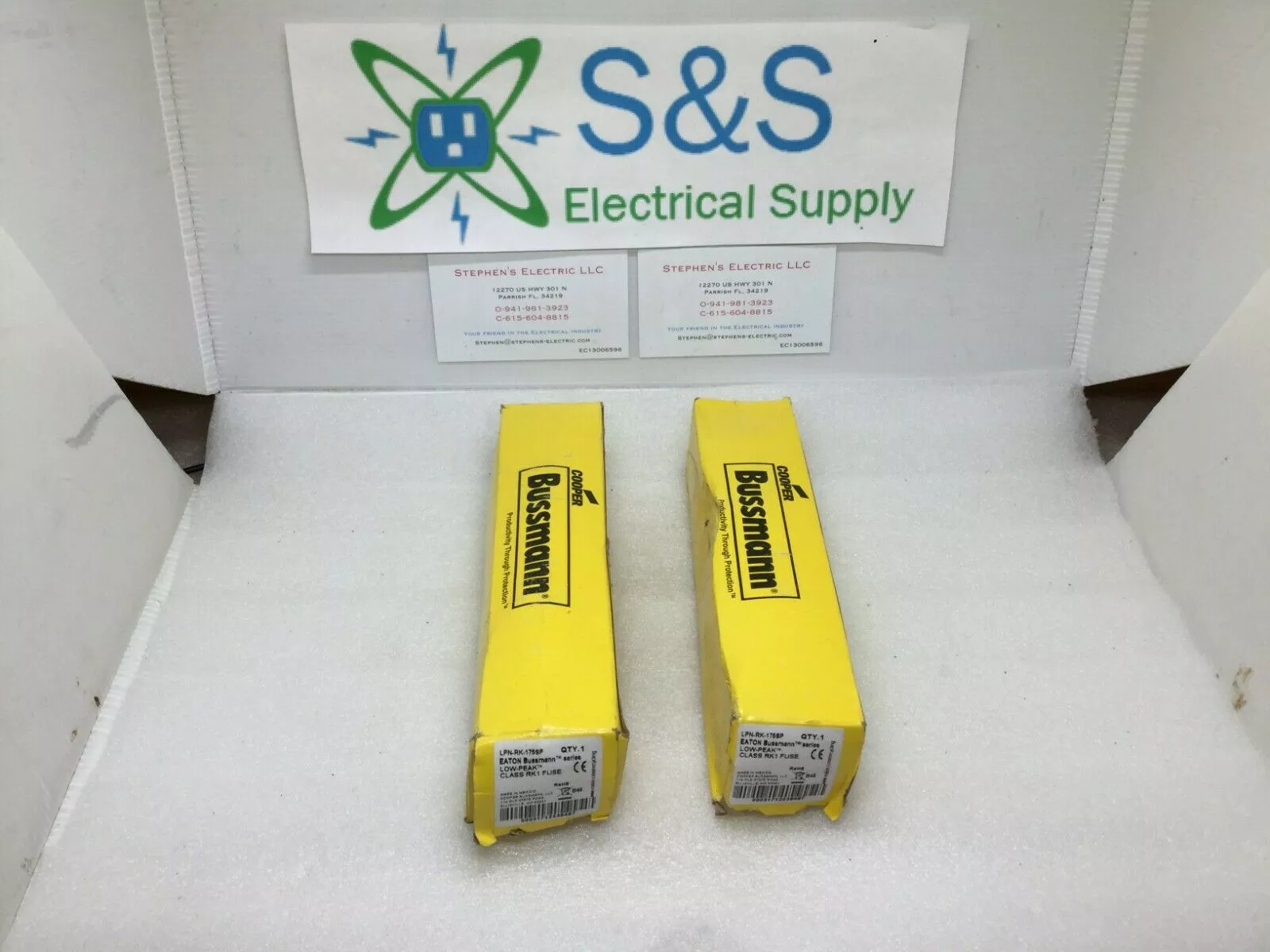 (1) Bussmann Dual-Element Time-Delay Fuse Lpn-Rk-175sp Class Rk1