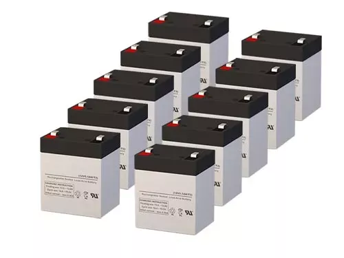 12 Volt 5.5 Amp F2 SLA Batteries - Set of 10