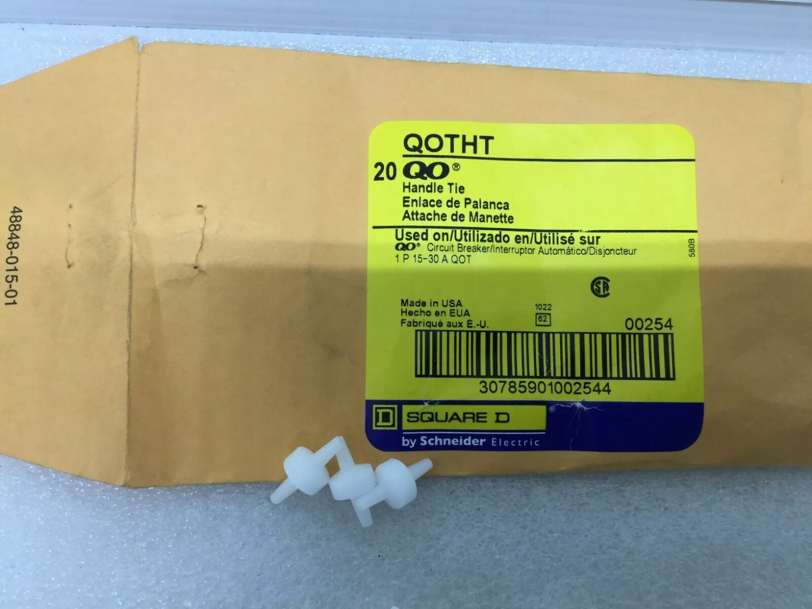 (3/Pk) Square D Qo Handle Ties (Qotht) – New