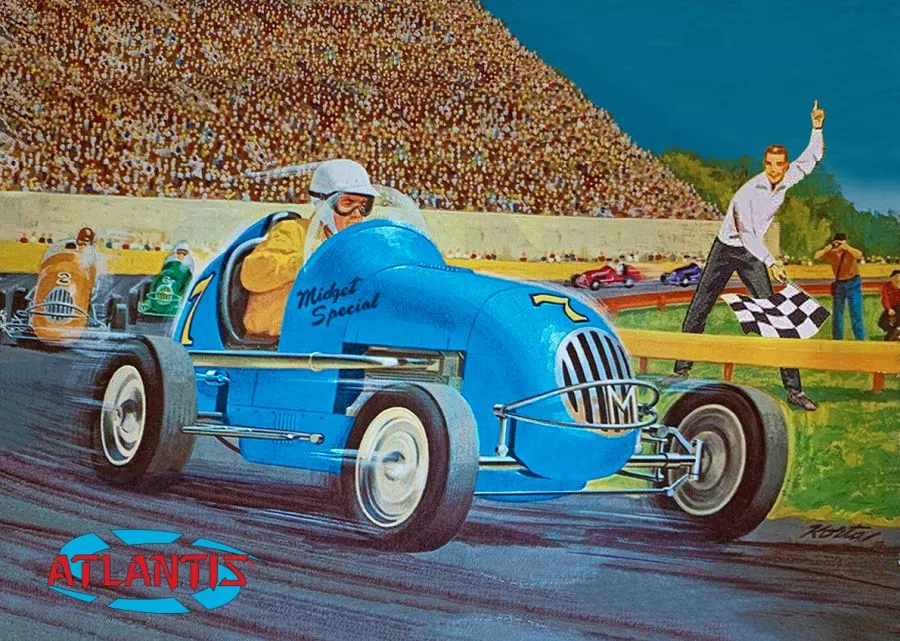 Atlantis Models - 1/20 Midget Racer Plastic Model Kit
