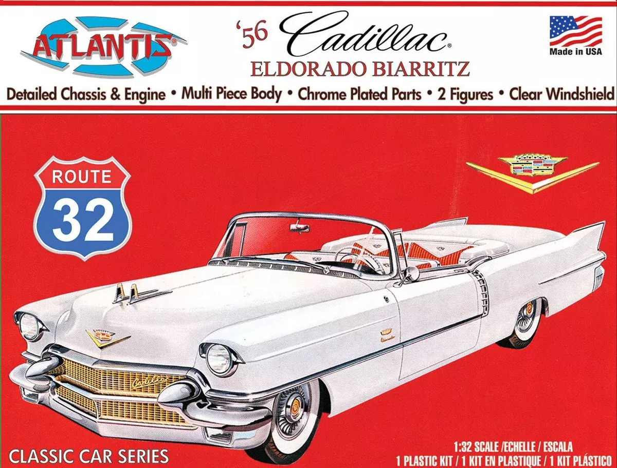 Atlantis Models - 1/32 1956 Cadillac Eldorado with Glass Plastic Model Kit
