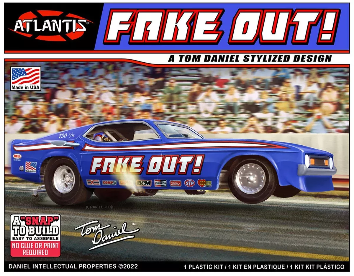 Atlantis Models - 1/32 Scale Snap Tom Daniel Fake Out Funny Car Plastic Model Kit