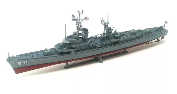 Atlantis Models - 1/320 USS Forrest Sherman Destroyer Plastic Model Ship Kit, Skill Level 2