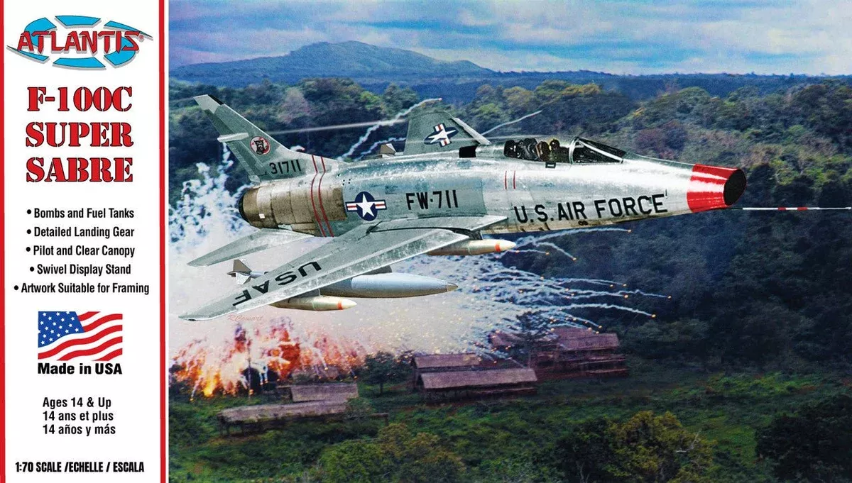 Atlantis Models - 1/70 Scale F-100C Super Sabre