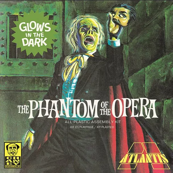 Atlantis Models - 1/8 Lon Chaney Phantom of The Opera Glow Edition Plastic Model Kit, Skill Level 2