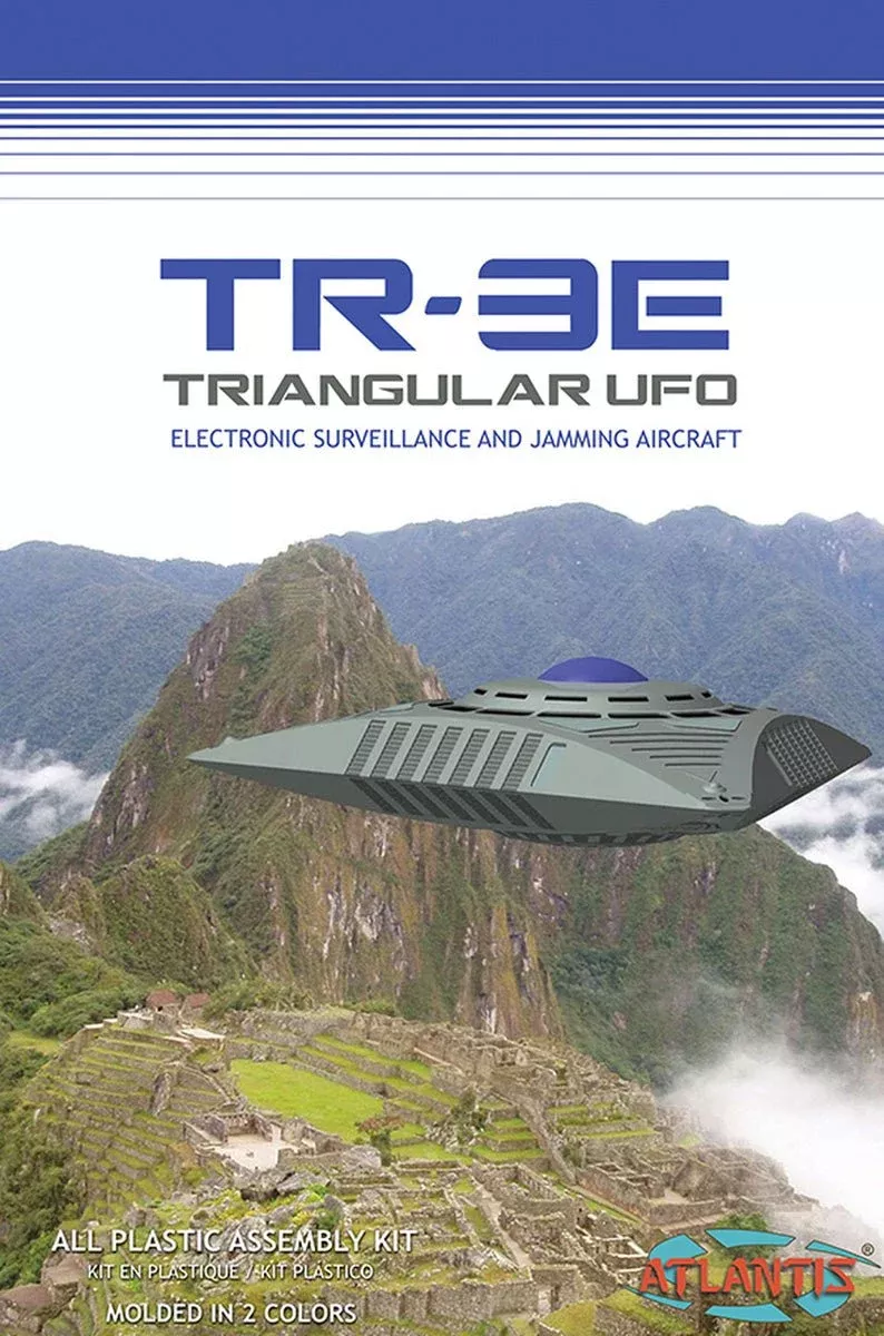Atlantis Models - TR-3E UFO with Base 5" Plastic Model Kit