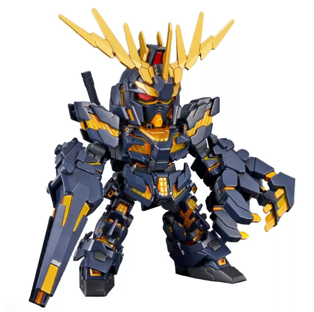 Bandai - SD Gundam Cross Silhouette Unicorn Gundam 02 Banshee (Destroy Mode)&Banshee Norn Parts Set